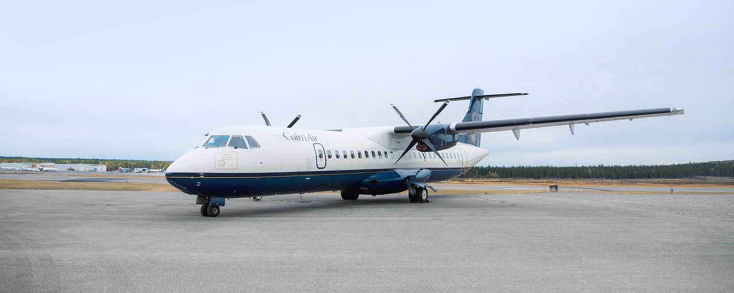 Aeroplan Calm Air award price breakdown showing partner booking fee included in taxes and fees