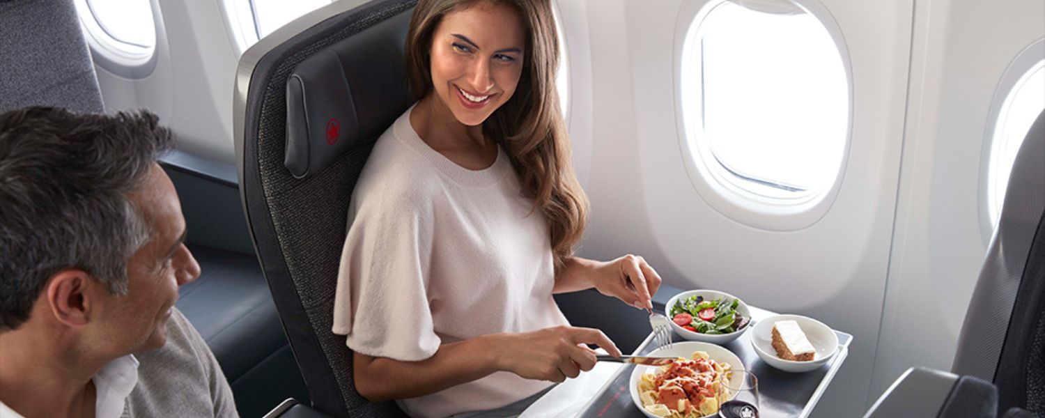 Air Canada premium cabin seat