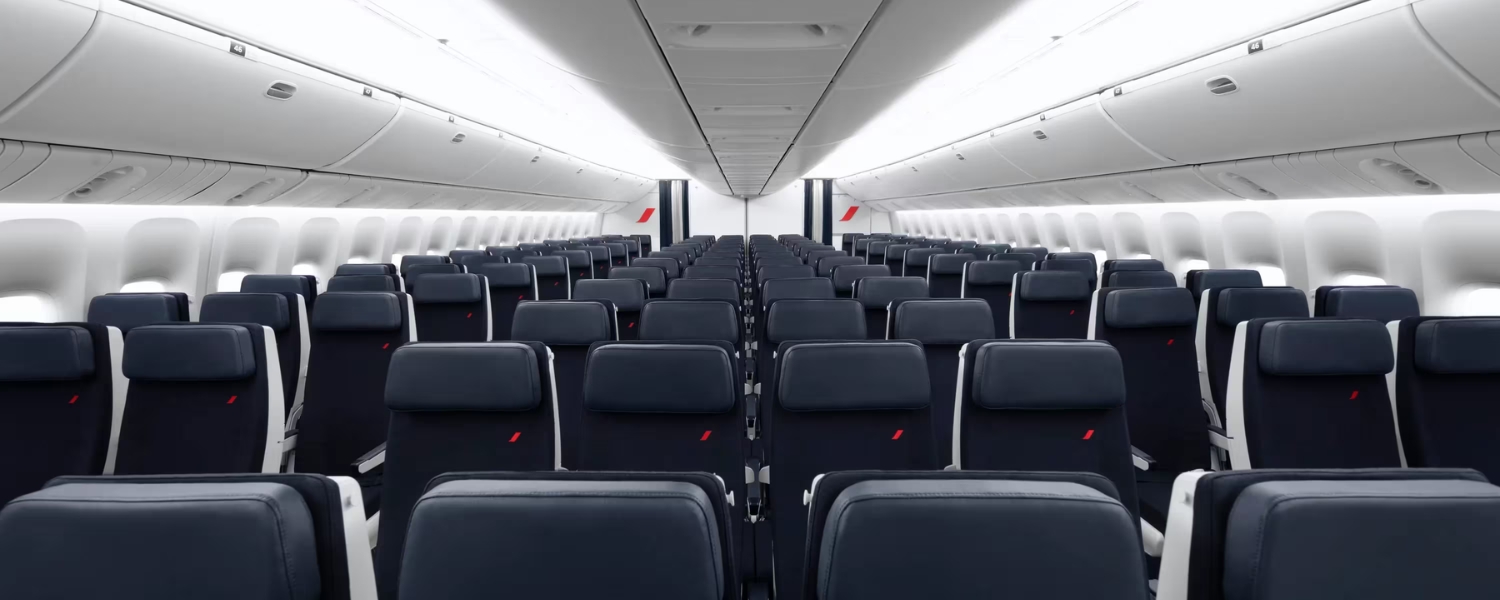 Air France economy cabin
