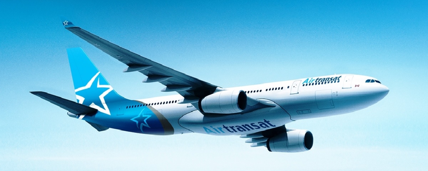 Air Transat 15% off base fare promo code BIQ36CA15
