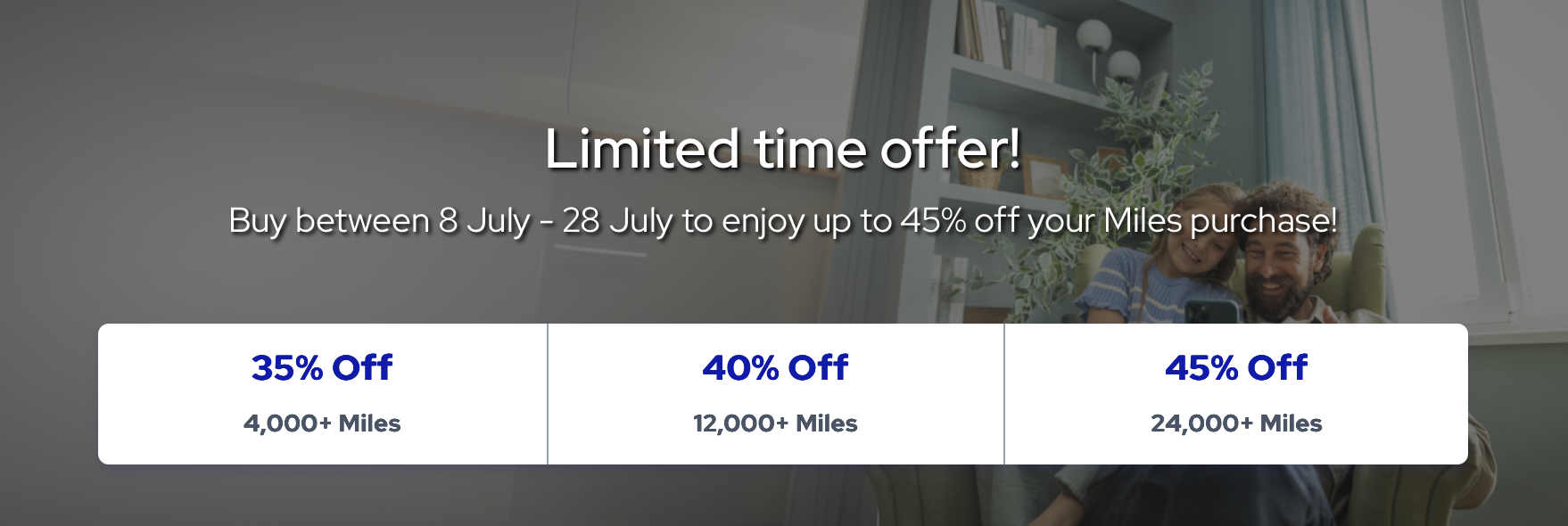 Air France KLM Flying Blue buy miles promotion, up to 45% off until July 28th